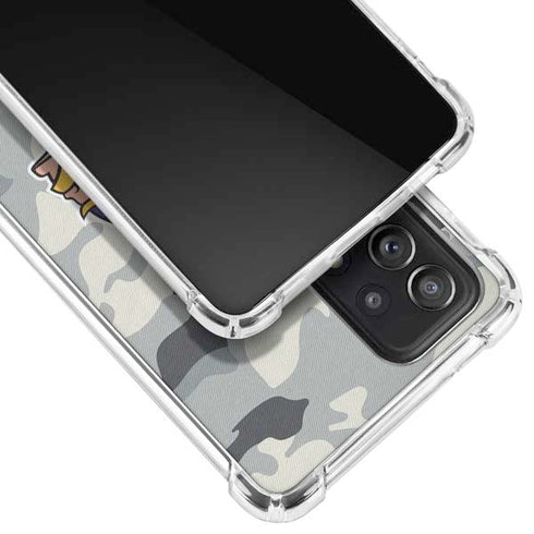 NFL Minnesota Vikings Camo Galaxy A52 5G Clear Case